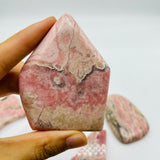 6 Pieces Small Rhodochrosite Slab -Wholesale Crystals