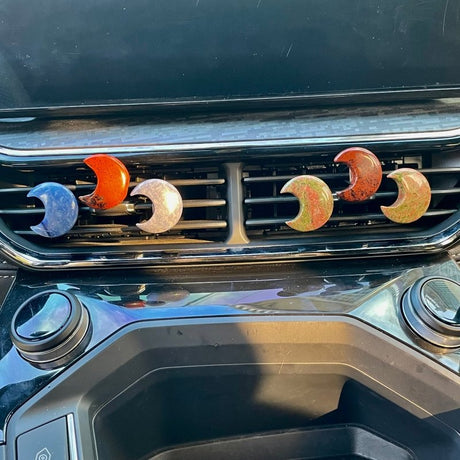 6 Types Crystal Car Air Vent Clips Crystal Moon Wholesale Car Accessories -Wholesale Crystals