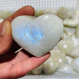 66 Pieces High Quality Moonstone Heart -Wholesale Crystals