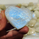 66 Pieces High Quality Moonstone Heart -Wholesale Crystals