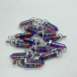 7 Chakras Amethyst&Labradorite Double Point Pendant Wholesale -Wholesale Crystals