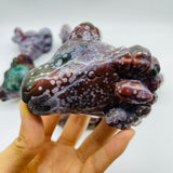 7 Pieces Ocean Jasper Goat Head Carving -Wholesale Crystals