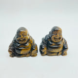 7 Types Fat Belly Buddha Maitreya Carving Tiger Eye Moss Agate Wholesale -Wholesale Crystals
