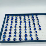 77 Pieces Lapis Lazuli Mix Different Styles Ring -Wholesale Crystals