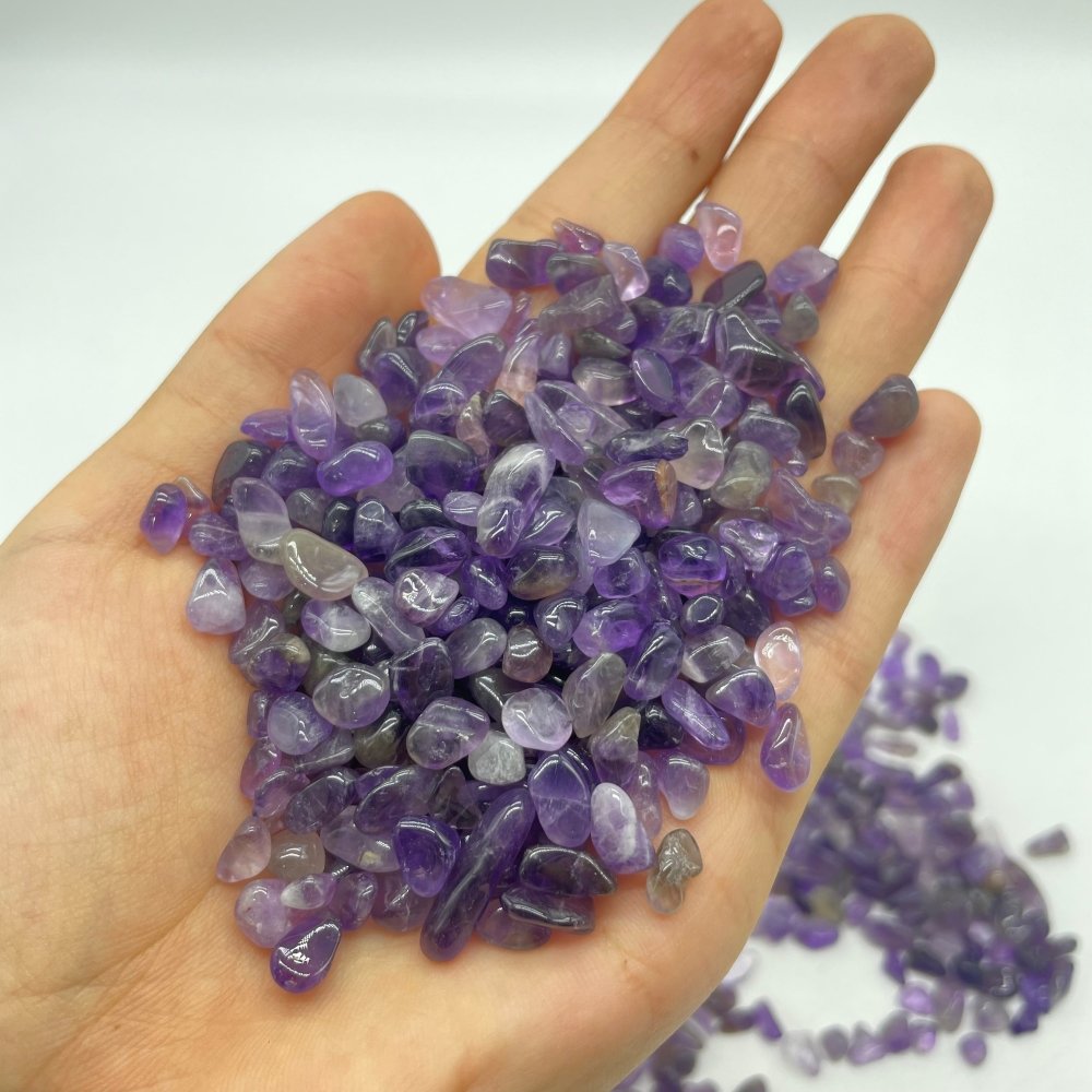 Chevron Amethyst Gravel Chips Wholesale -Wholesale Crystals