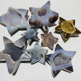 8 Pieces Druzy Agate Geode Star -Wholesale Crystals