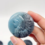 8 Pieces Trolleite Stone Indian Girl Carving -Wholesale Crystals