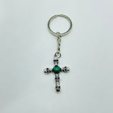 8 Types Crystal Keychain Carving Wholesale Cross Spin Turntable Shape - Wholesale Crystals