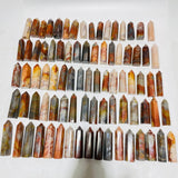 83 Pieces China Red Jasper Stone Points -Wholesale Crystals