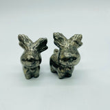 8Types Christmas Moose Carving Crystal Wholesale Lepidolite Pyrite -Wholesale Crystals