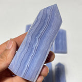 9 Pieces High Quality Blue Lace Agate Four-Sided Points -Wholesale Crystals