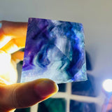 9 Pieces High Quality Rainbow Fluorite Pyramid -Wholesale Crystals