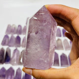 52 Pieces Fat Light Purple Lavender Amethyst Points -Wholesale Crystals
