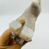 Sakura Flower Agate Flying Dragon Carving -Wholesale Crystals