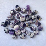 polished amethyst chevron tumbled stones -Wholesale Crystals