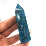 blue apatite crystal point tower -Wholesale Crystals