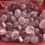 pink rose quartz palm -Wholesale Crystals