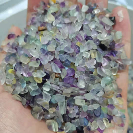 Rainbow Fluorite Gravel Chips -Wholesale Crystals