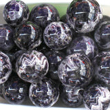 3-5in(7.5-12.7cm) amethyst chevron sphere ball -Wholesale Crystals