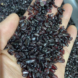 red garnet gravel chips -Wholesale Crystals