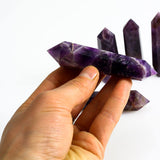 Amethyst chevron double points -Wholesale Crystals