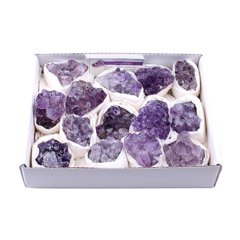 Light Purple Brazil Amethyst Cluster with Box -Wholesale Crystals