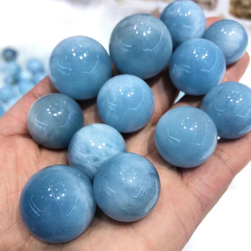 Aquamarine Spheres -Wholesale Crystals