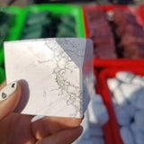 Howlite stone cube -Wholesale Crystals