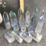 Aura clear quartz point -Wholesale Crystals