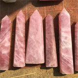 Big Rose Quartz Tower -Wholesale Crystals