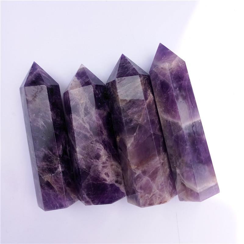 amethyst chevron tower -Wholesale Crystals