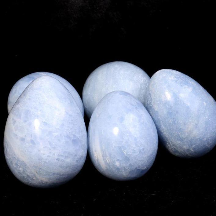 Blue Calcite Egg -Wholesale Crystals