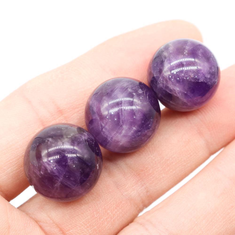 amethyst chevron Mini Spheres -Wholesale Crystals