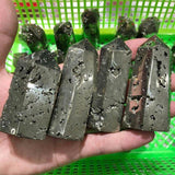 High quality pyrite tower geode -Wholesale Crystals