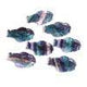 rainbow fluorite carving goldfish pendant -Wholesale Crystals