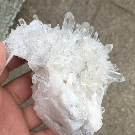 China white quartz crystal cluster -Wholesale Crystals