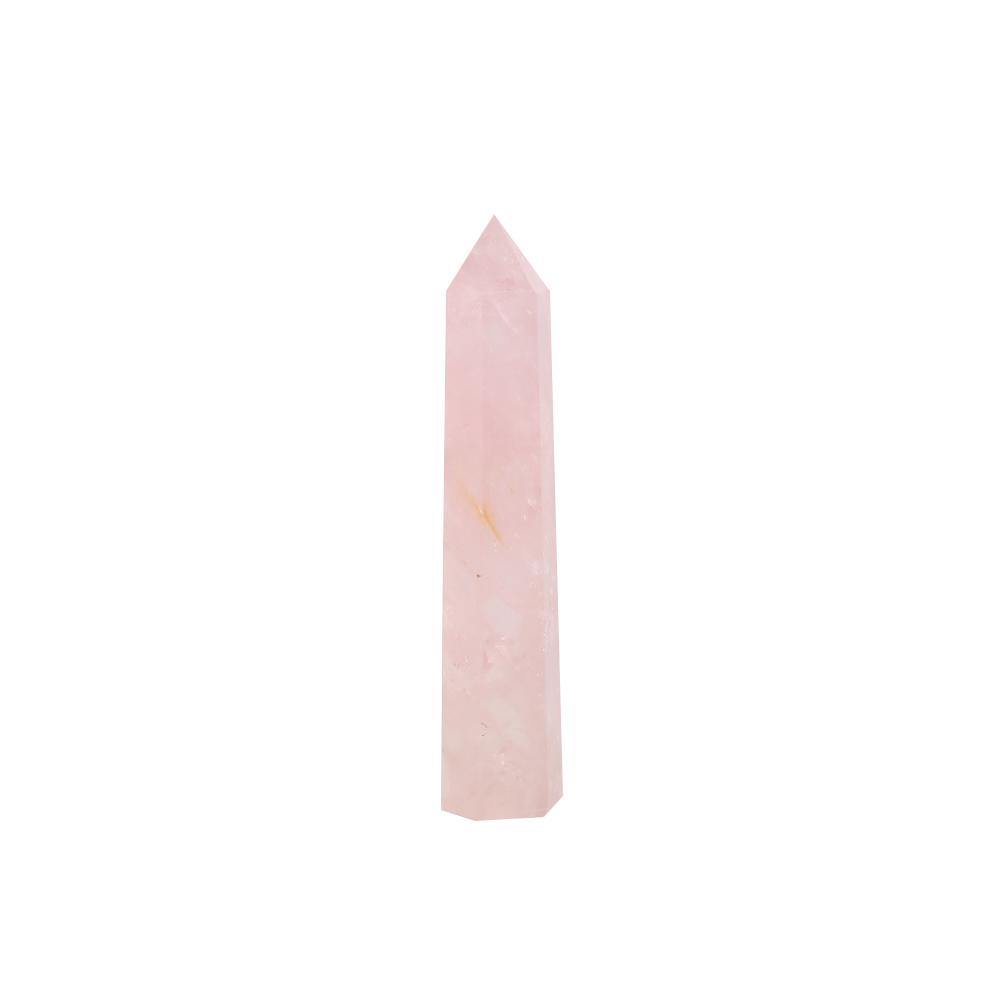 Brazil rose quartz point 2-3.5in(5-9cm) -Wholesale Crystals