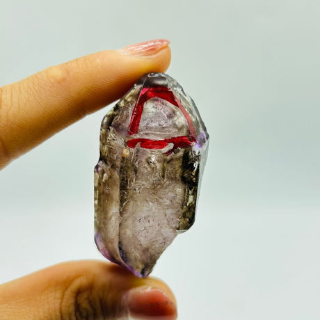 A28 Scepter Super7 Amethyst Enhydro Crystal -Wholesale Crystals