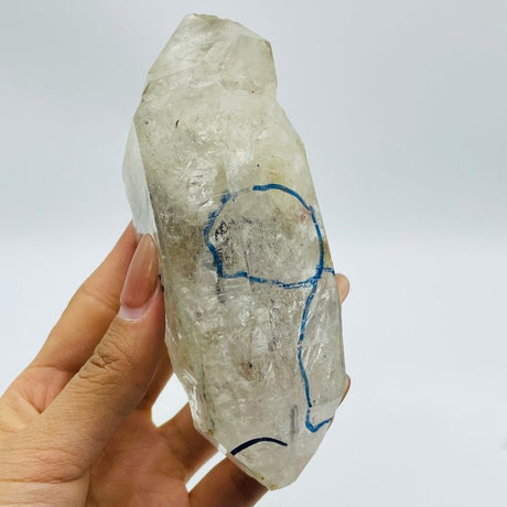 A76 Polished Enhydro Crystal Quartz in Quartz -Wholesale Crystals