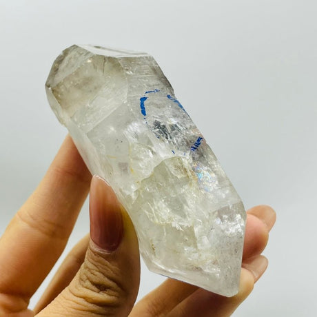 A87 Enhydro Black Quicksand Moving Bubble Double Point -Wholesale Crystals