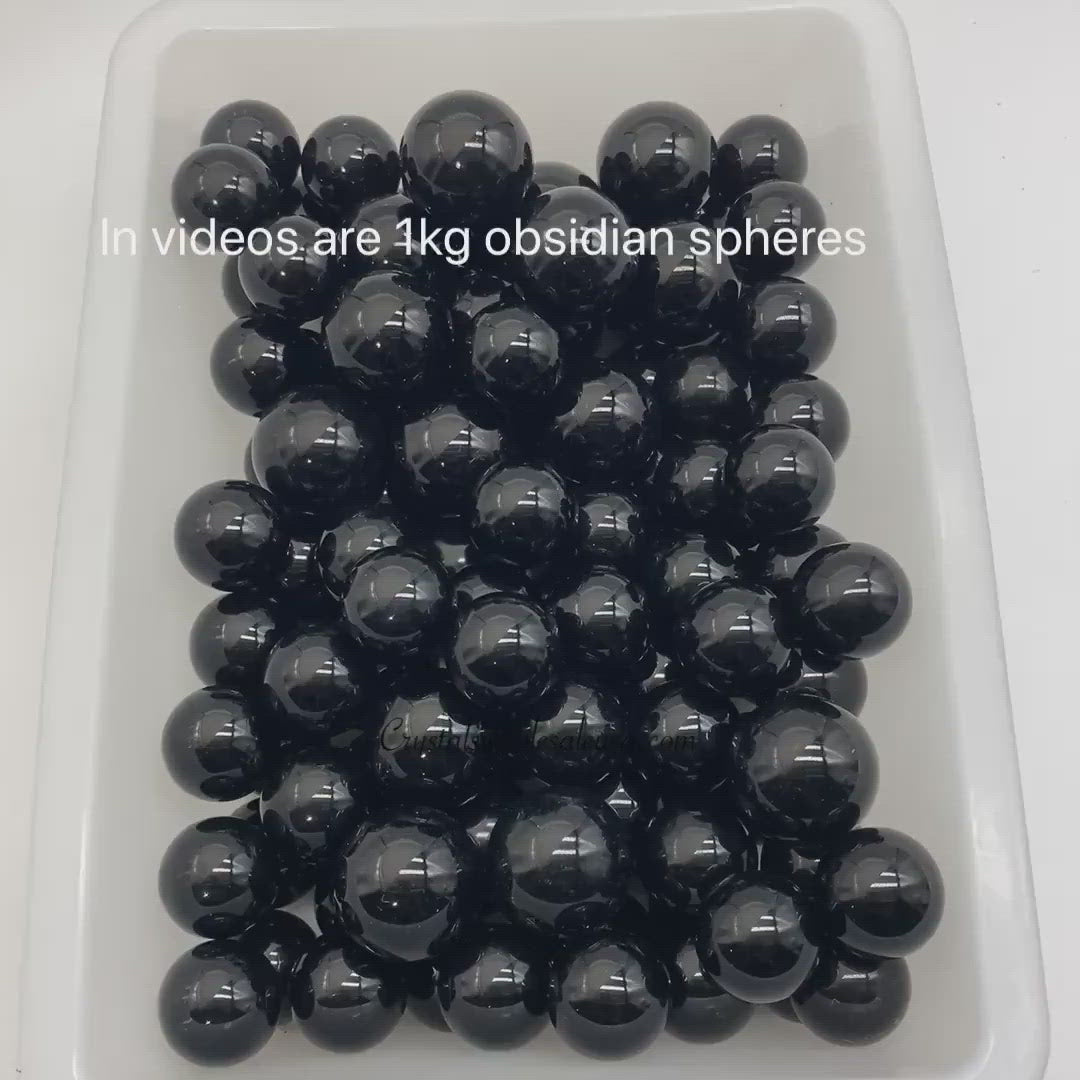 Obsidian mini spheres wholesale -Wholesale Crystals