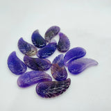 Angel Wing Carving Pendant Chevron Amethyst Rhodonite Wholesale -Wholesale Crystals