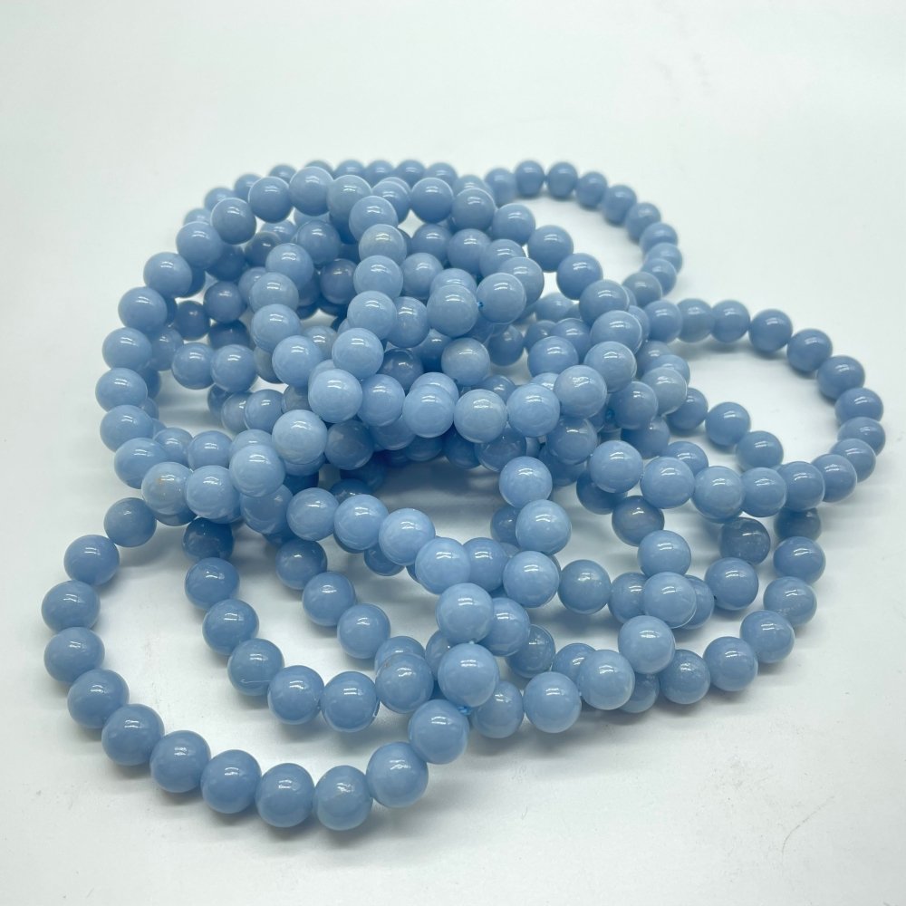 Angelite Crystal Bracelet 0.39in(10mm) Wholesale -Wholesale Crystals