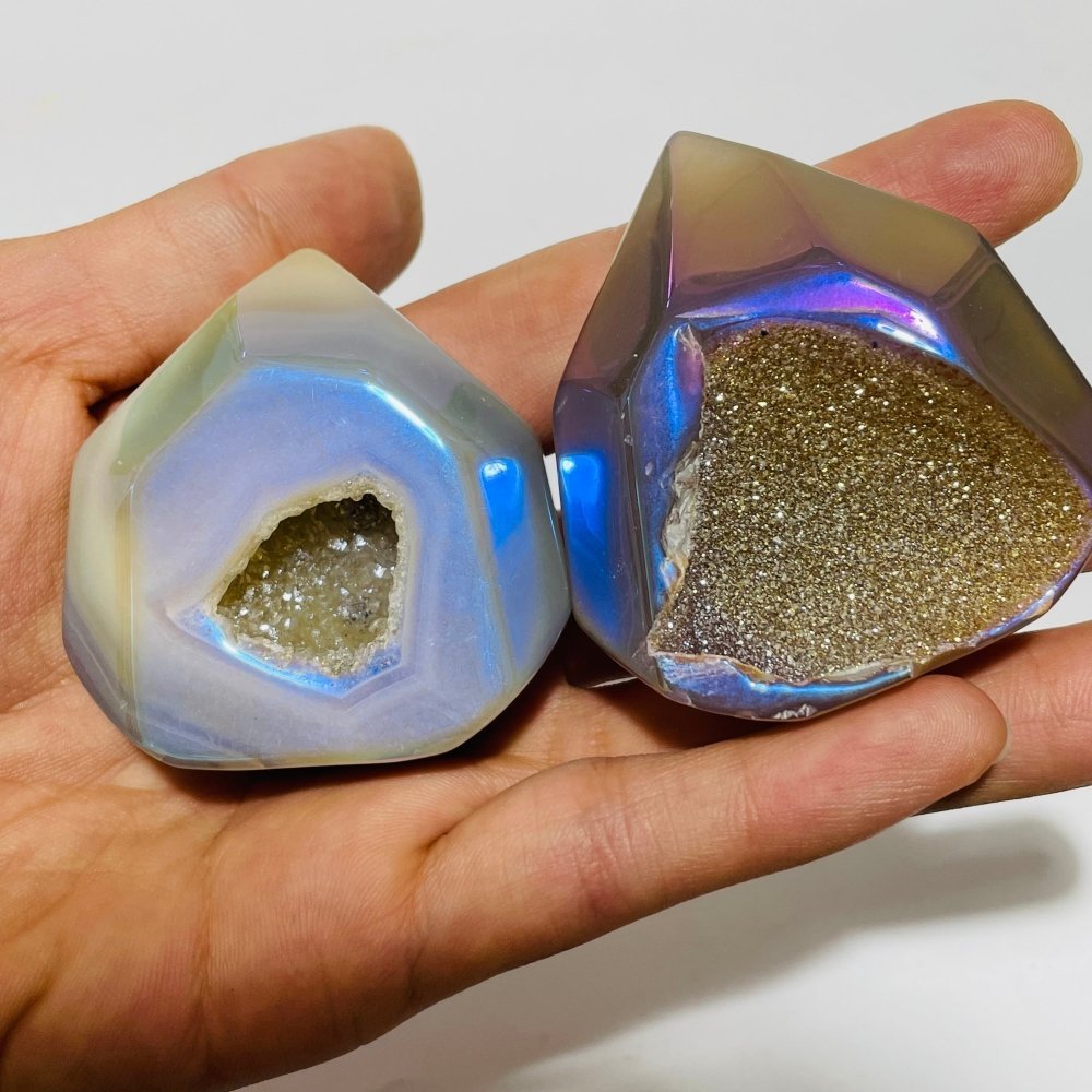 Aura Geode Druzy Agate Colorful Tower Wholesale -Wholesale Crystals