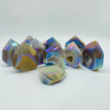 Aura Geode Druzy Agate Colorful Tower Wholesale -Wholesale Crystals