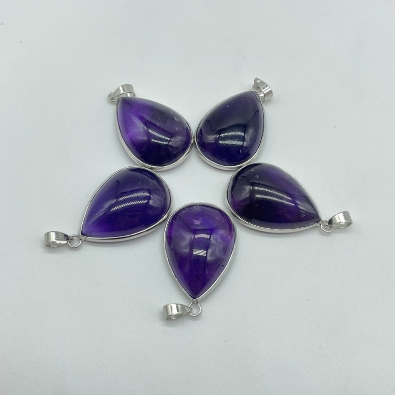 Beautiful Amethyst Teardrop Pendant Wholesale - Wholesale Crystals