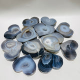 Beautiful Geode Druzy Agate Heart Wholesale -Wholesale Crystals