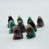 Beautiful Mini Bird Carving Rose Quartz Caribbean Calcite Wholesale -Wholesale Crystals