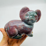 Beautiful Ocean Jasper Koala Carving -Wholesale Crystals