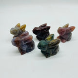 Beautiful Ocean Jasper Rabbit Carving Wholesale -Wholesale Crystals